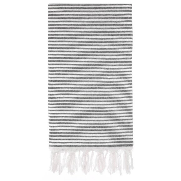 Citizens of the Beach Other - Black 100% Turkish Cotton Beach Bath Towels - Citizens of the Beach Collection